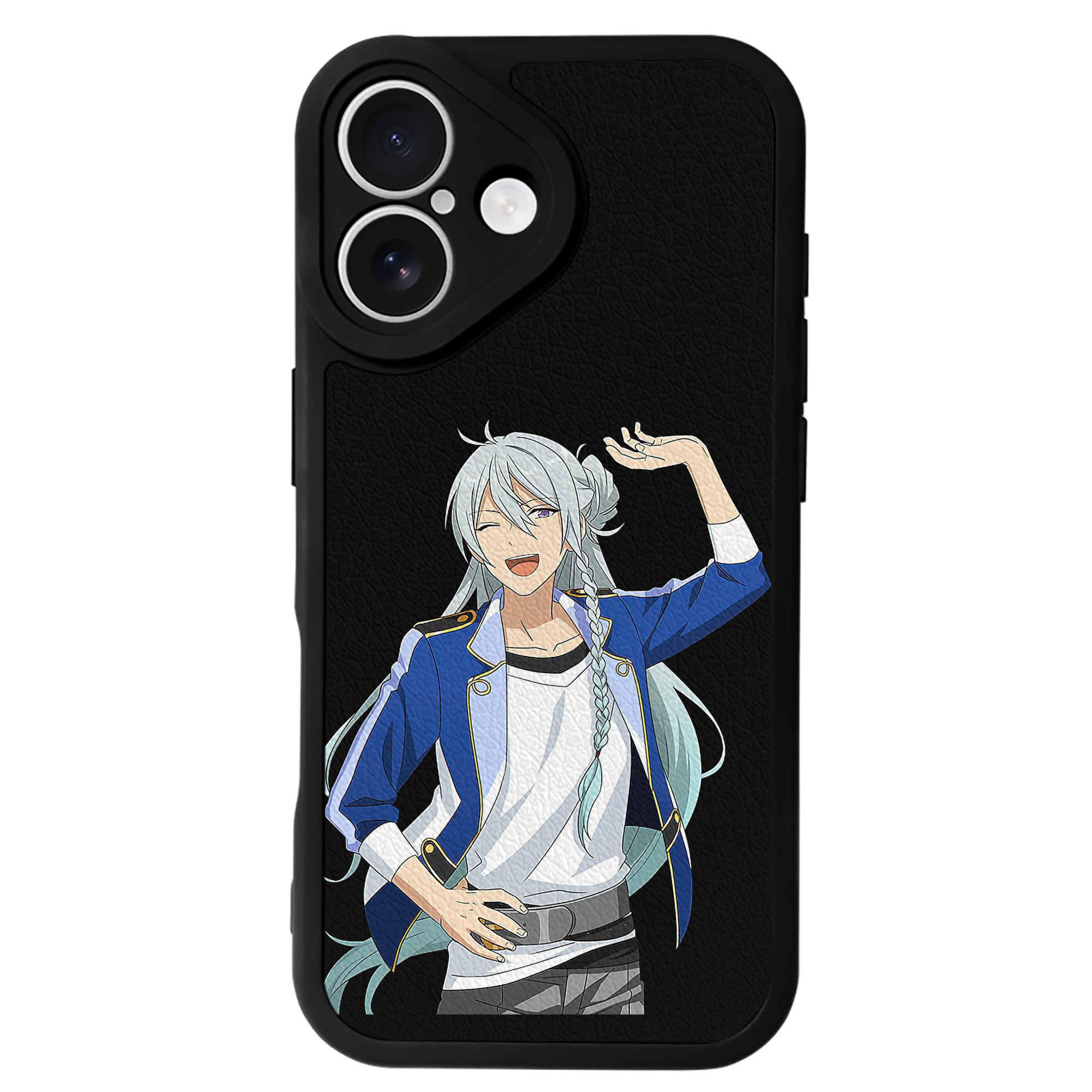（画像用） あんさんぶるスターズ! Ensemble Stars 【iPhone 16シリーズ対応】シリコンスマホケース（レザー調） 材質：シリコン